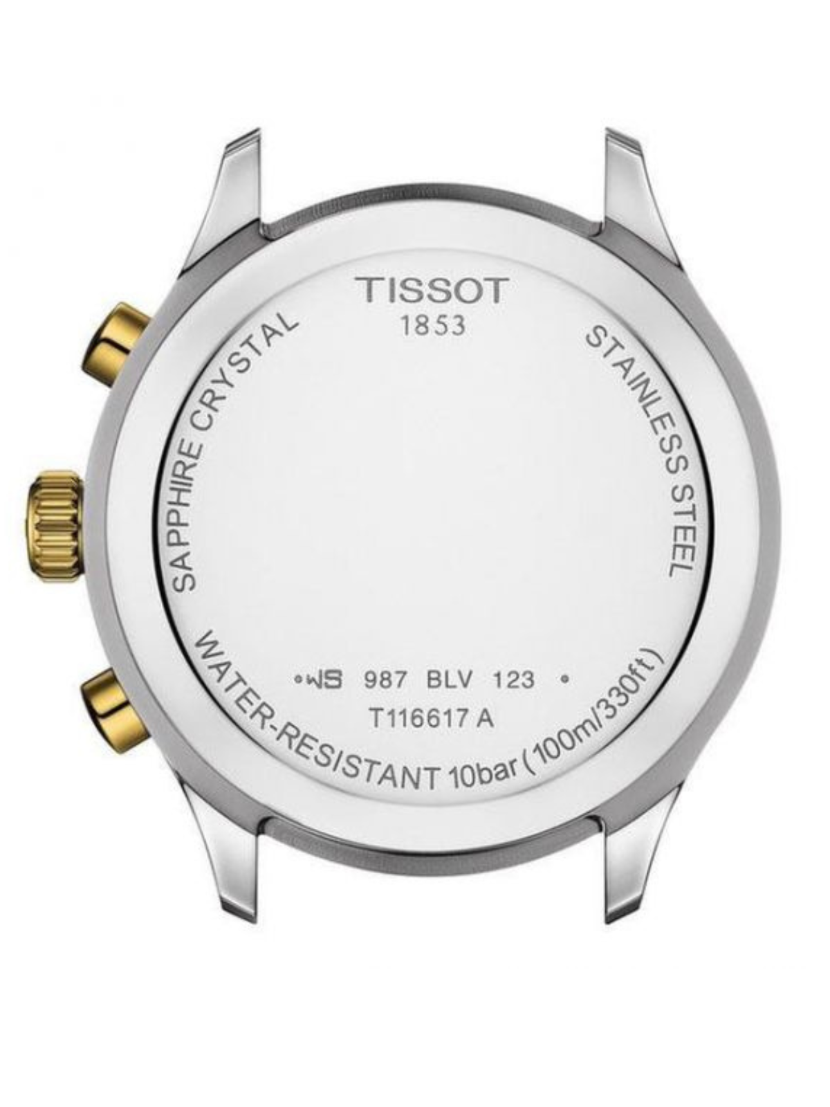 Tissot Chrono XL Classic 45mm Stainless Steel and Gold Plated Men's Watch