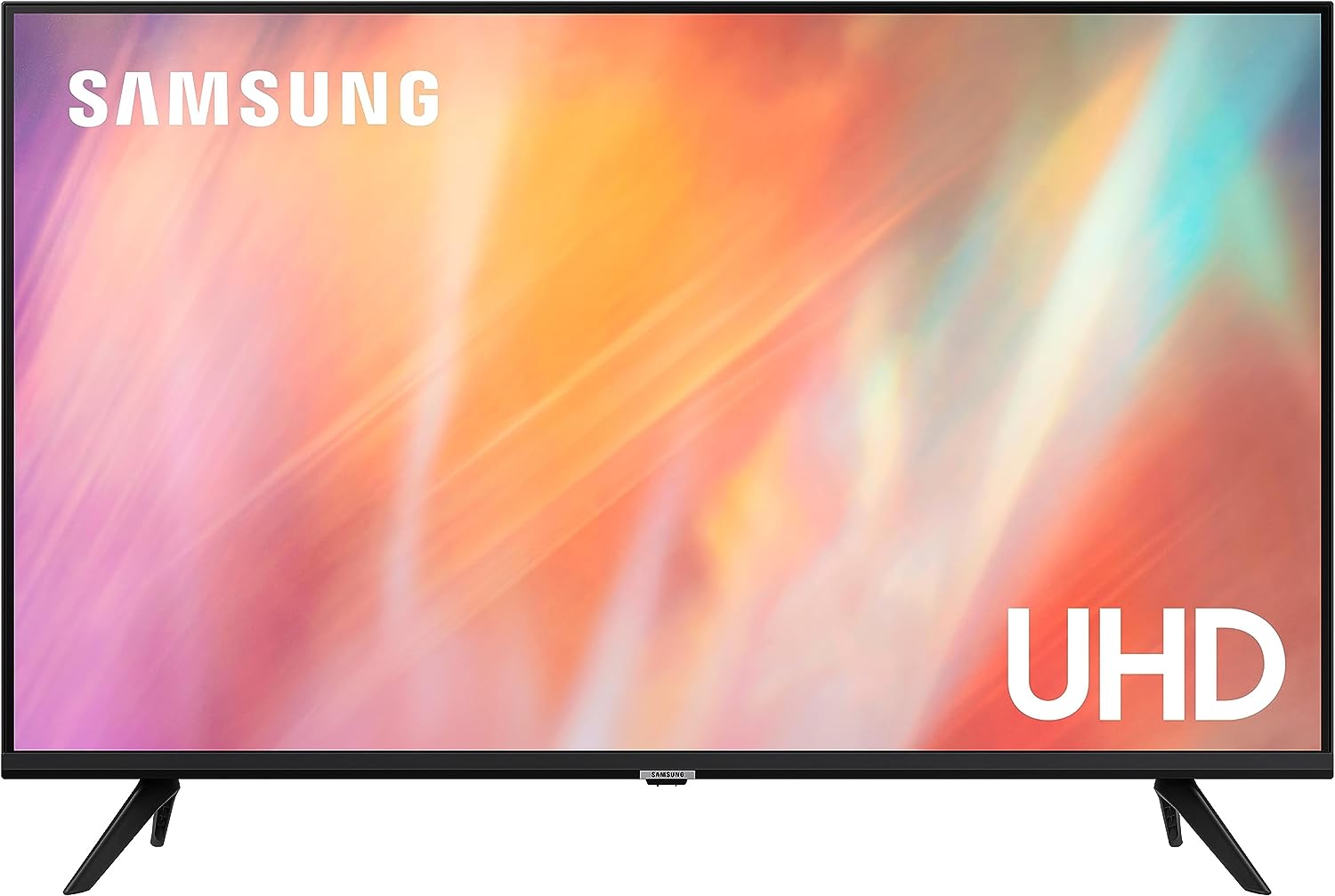 Samsung 55 Inch AU7020 UHD HDR 4K Smart TV (2023) - Crystal UHD 4K Smart TV With HDR Picture, Adaptive Sound Lite, PurColour Colour Technology & Q-Symphony Sound - Compatible With Alexa [Energy Class G]