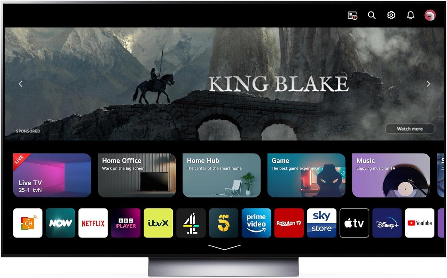 Electronics 55 inch Smart 4K Ultra HD HDR LED TV with Game Mode [Energy Class A]