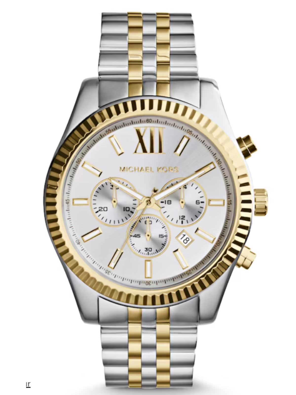 Michael Kors Lexington Men's Two-Tone Bracelet Watch