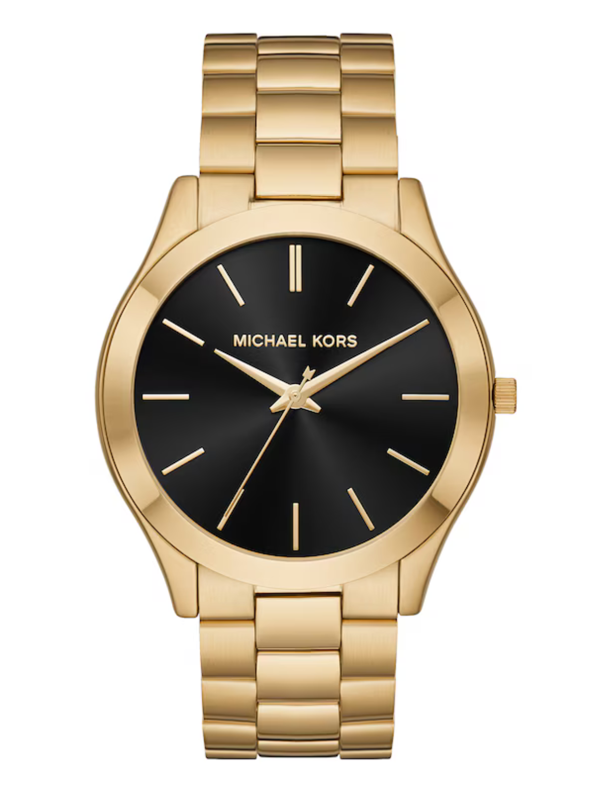 Michael Kors Slim Runway Men's Yellow Gold-Tone Watch