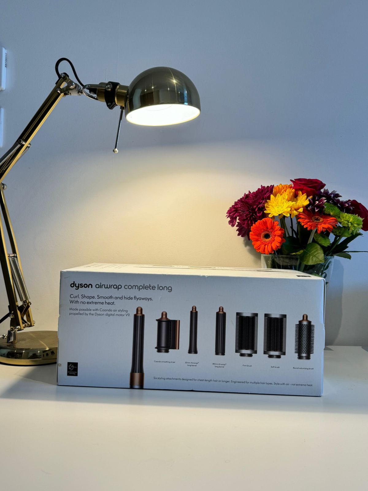 Dyson Airwrap Multi-Styler Complete Hair Dryer (Nickel/Copper), 1.0 count (Airwrap HS05)