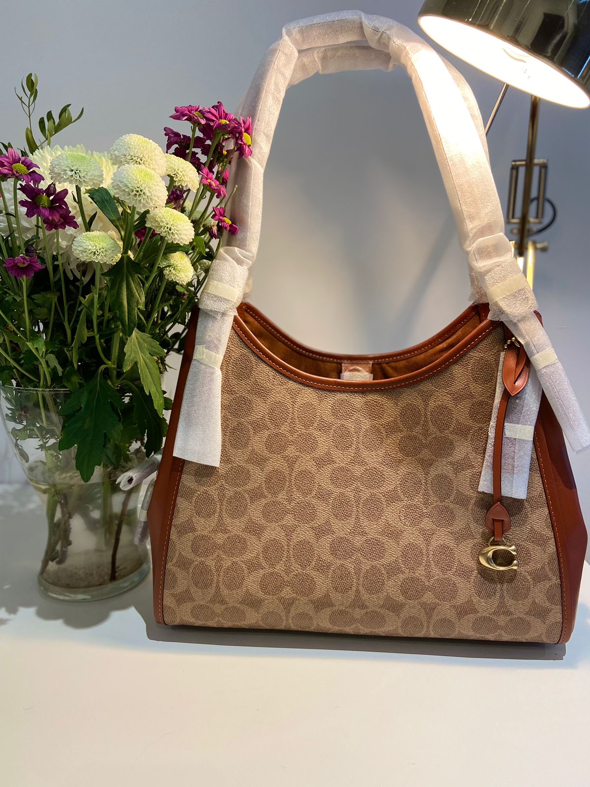 Coach beige ‘Lori’ shoulder bag