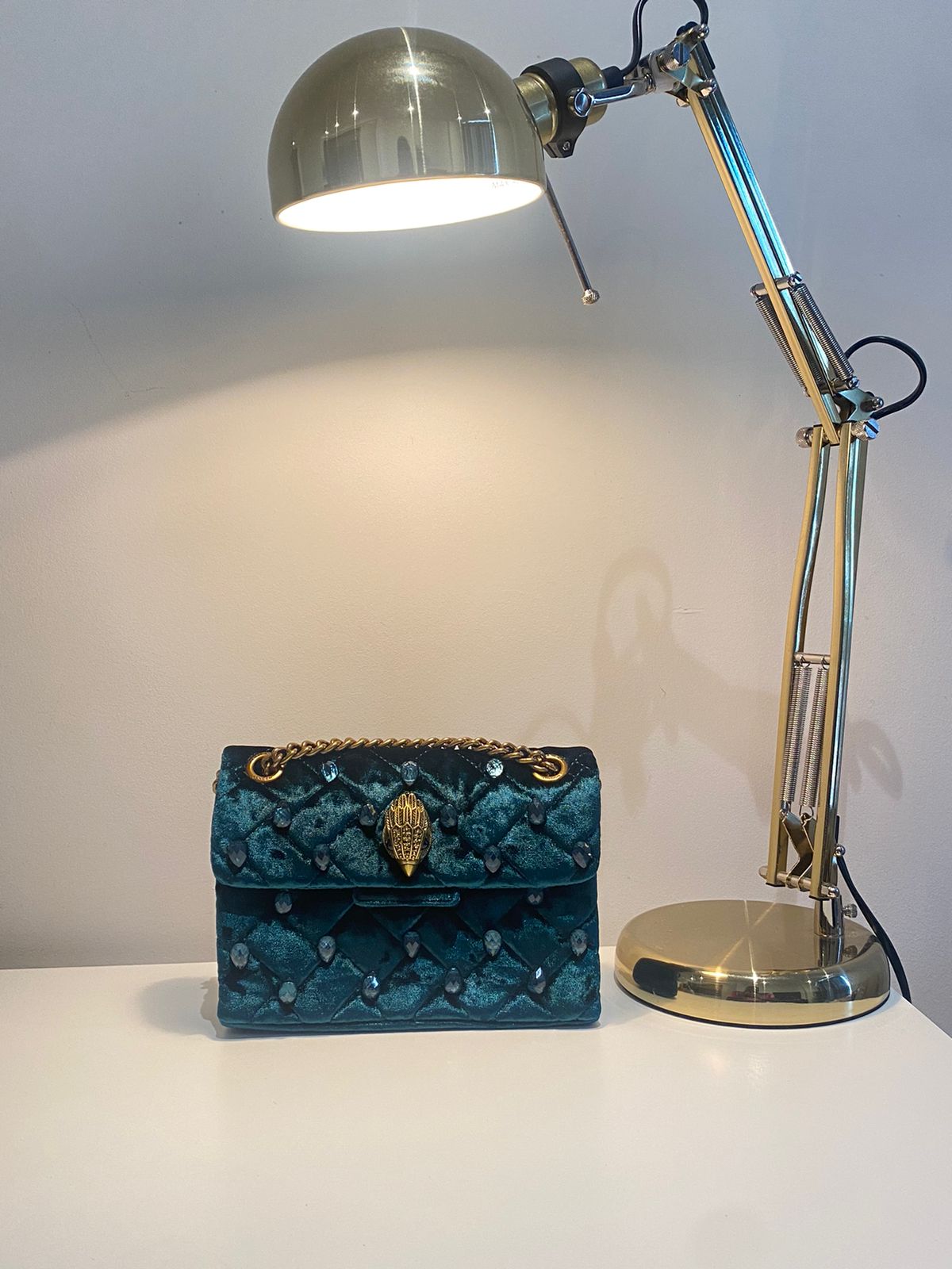 KURT GEIGER LONDON Kensington Crystal Mini Crossbody Bag