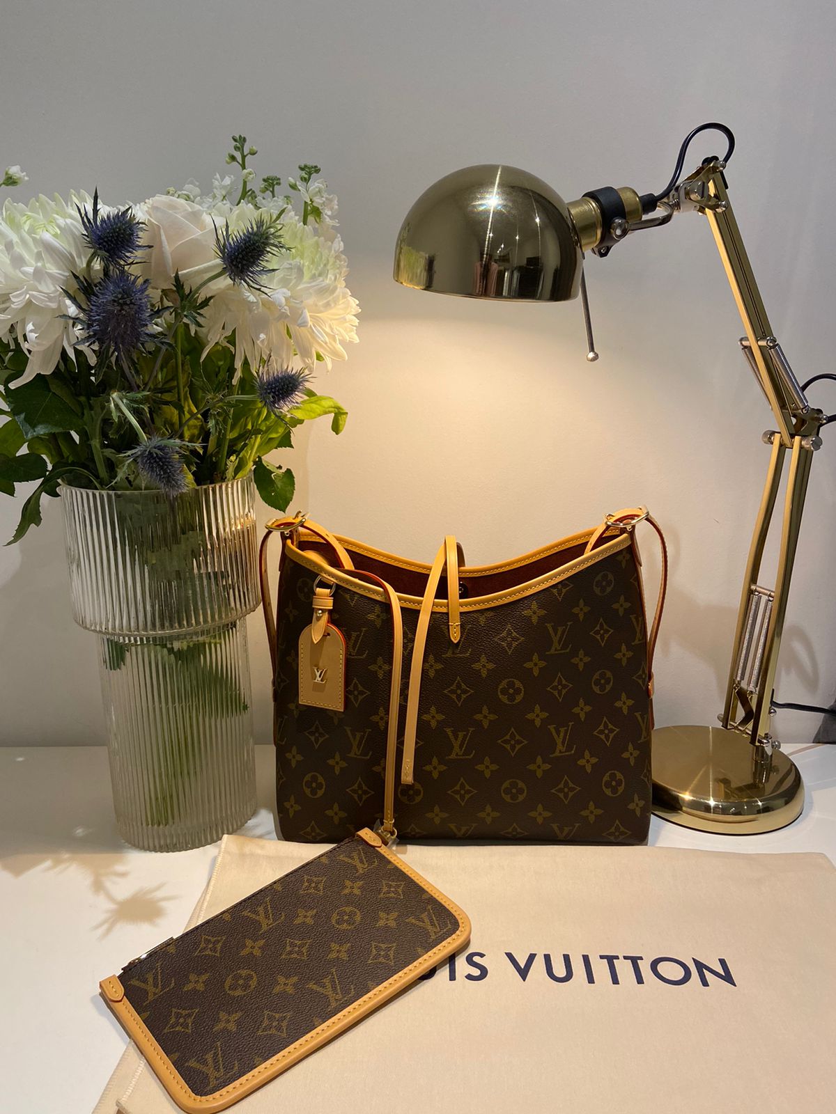 LOUIS VUITTON CARRYALL PM MONOGRAM (M)