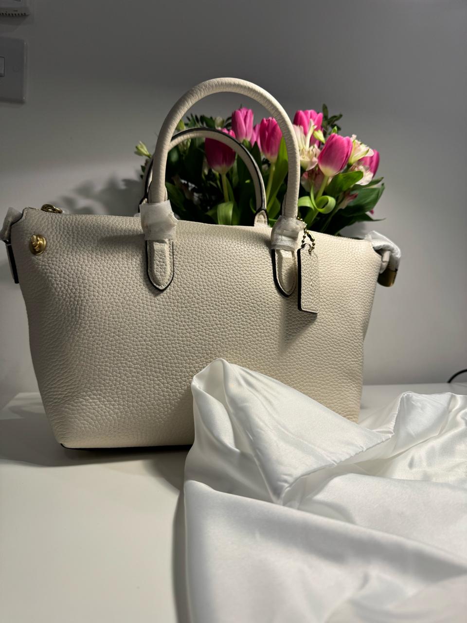 Coach Cara Leather Satchel (CE741)