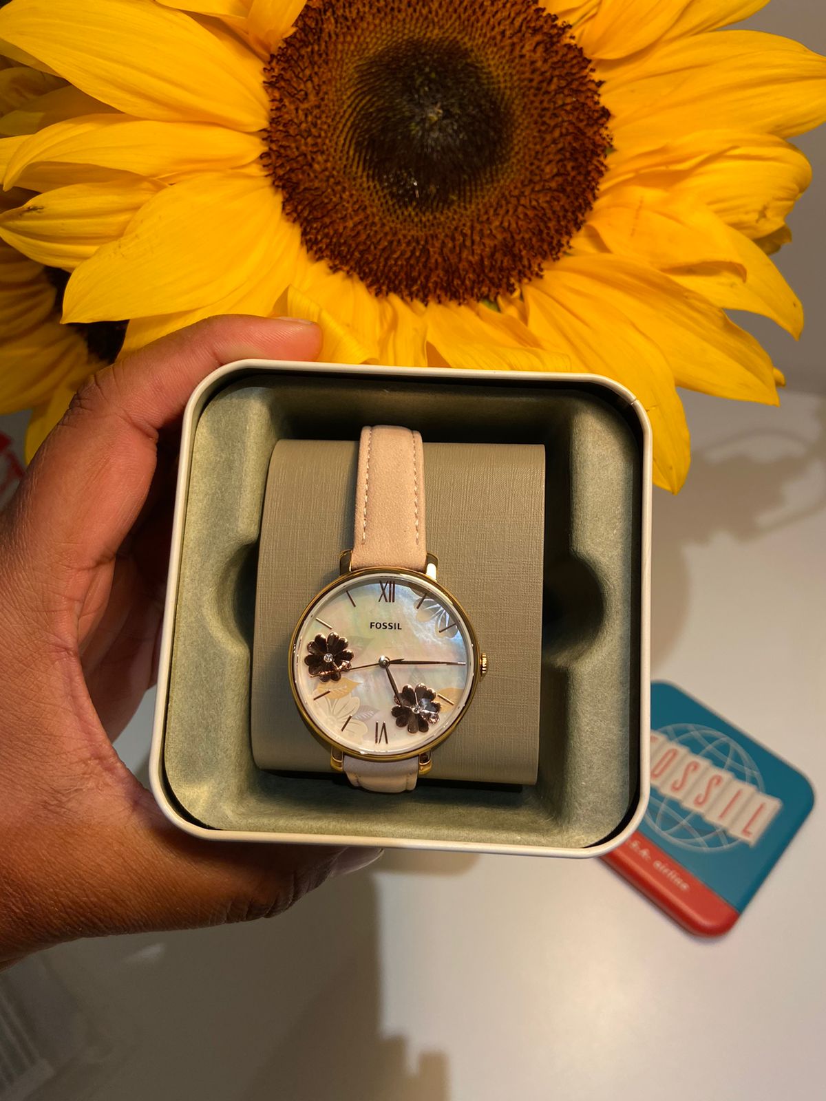 Fossil Jacqueline Quartz White Dial Ladies Watch ES4671