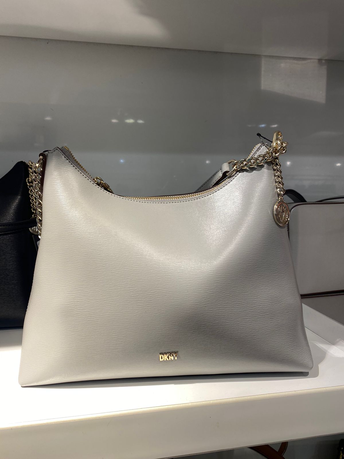 DKNY Bryant Conv Hobo Bag Toffee