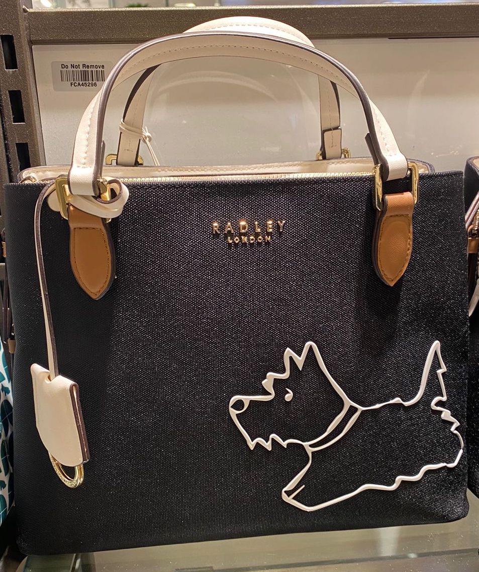 Women's Blue Palace Gardens Medium Zip Top Grab Bag