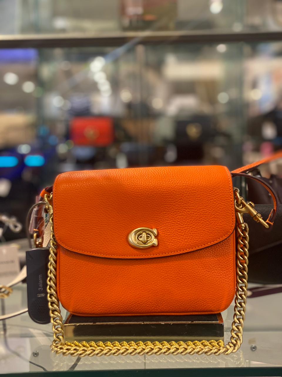 Coach Polished Pebbled Leather Cassie Crossbody 19