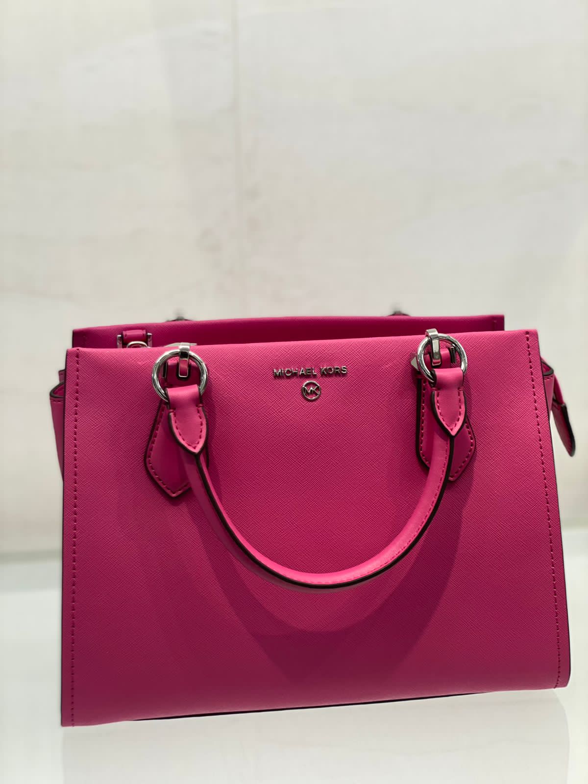 MICHAEL KORS Marilyn medium saffiano leather satchel