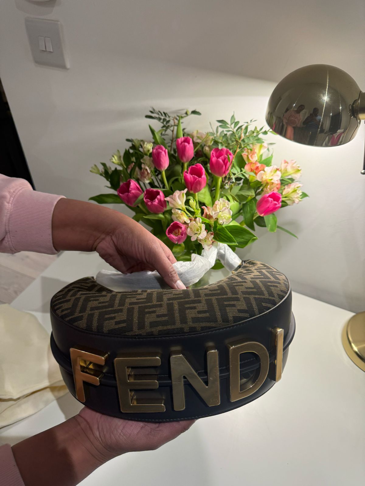 Fendigraphy Medium Tote Bag