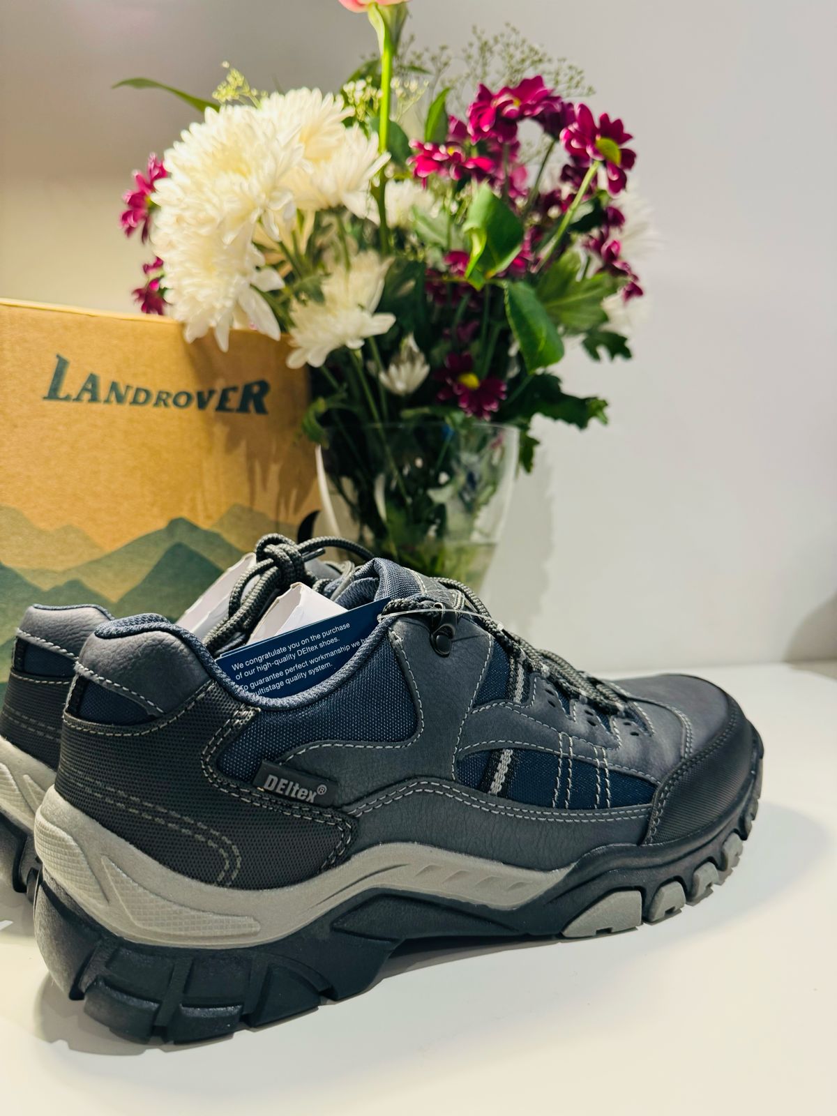 Landrover NAVY LACE UP TREKKING SHOES
