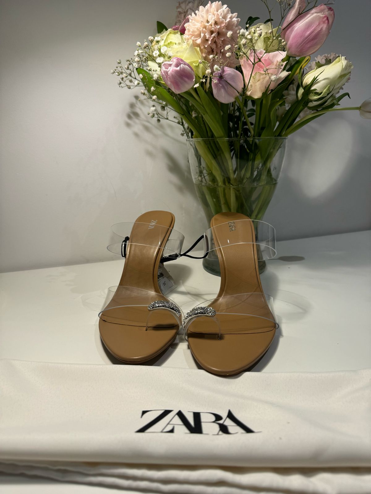 ZARA Clear Heels