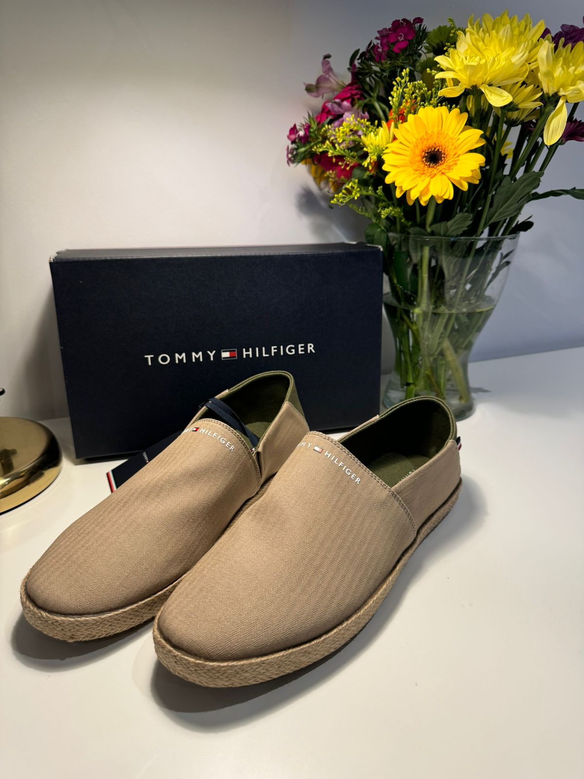 TOMMY HILFIGER MEN'S ESPADRILLES AEG BEIGE