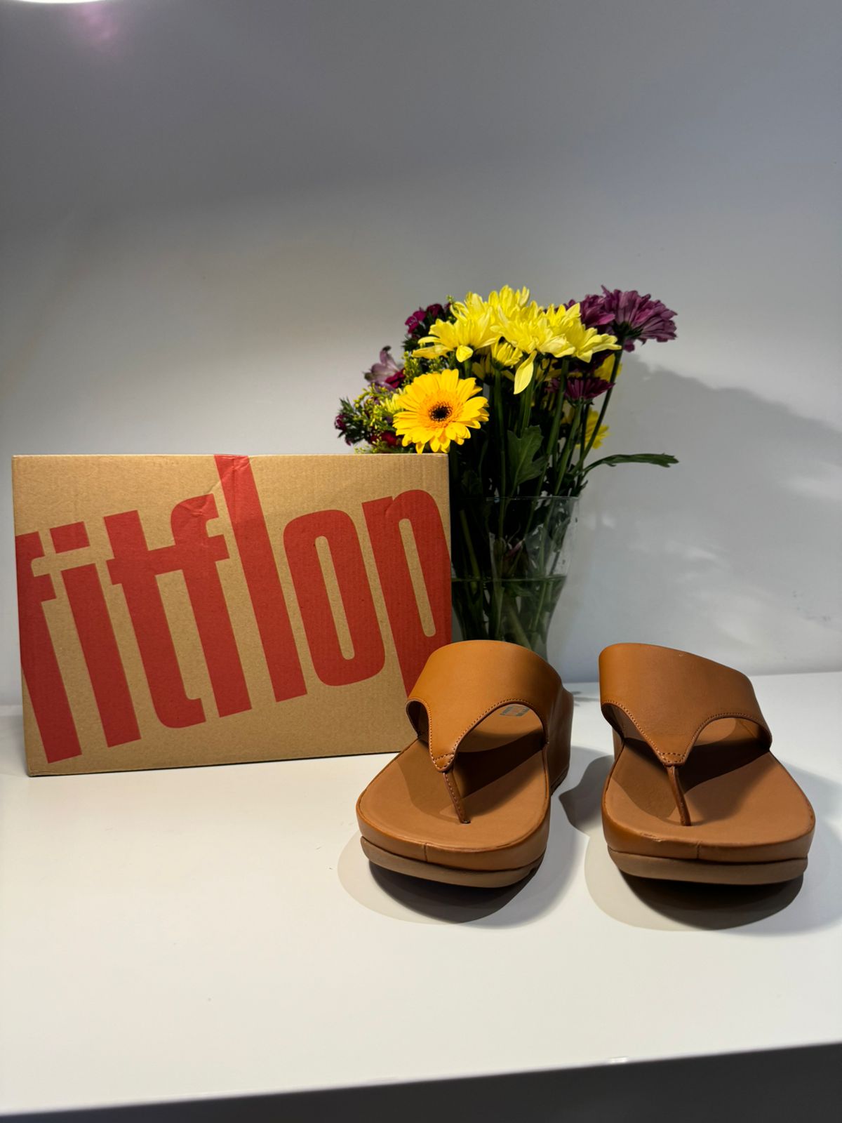 FITFLOP WOMEN'S WEDGE SANDALS 592-LIGHT TAN