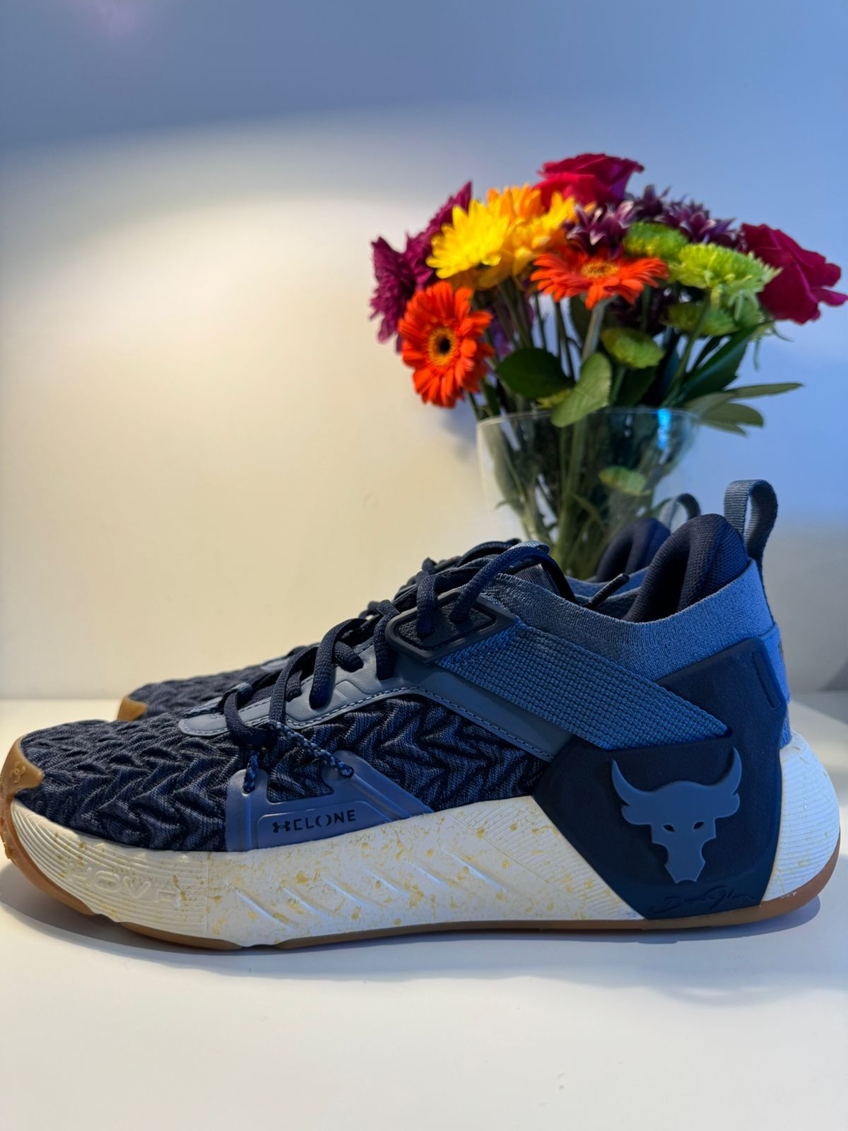 Under Armour Project Rock 6 Hushed Blue White Clay Men Sneakers