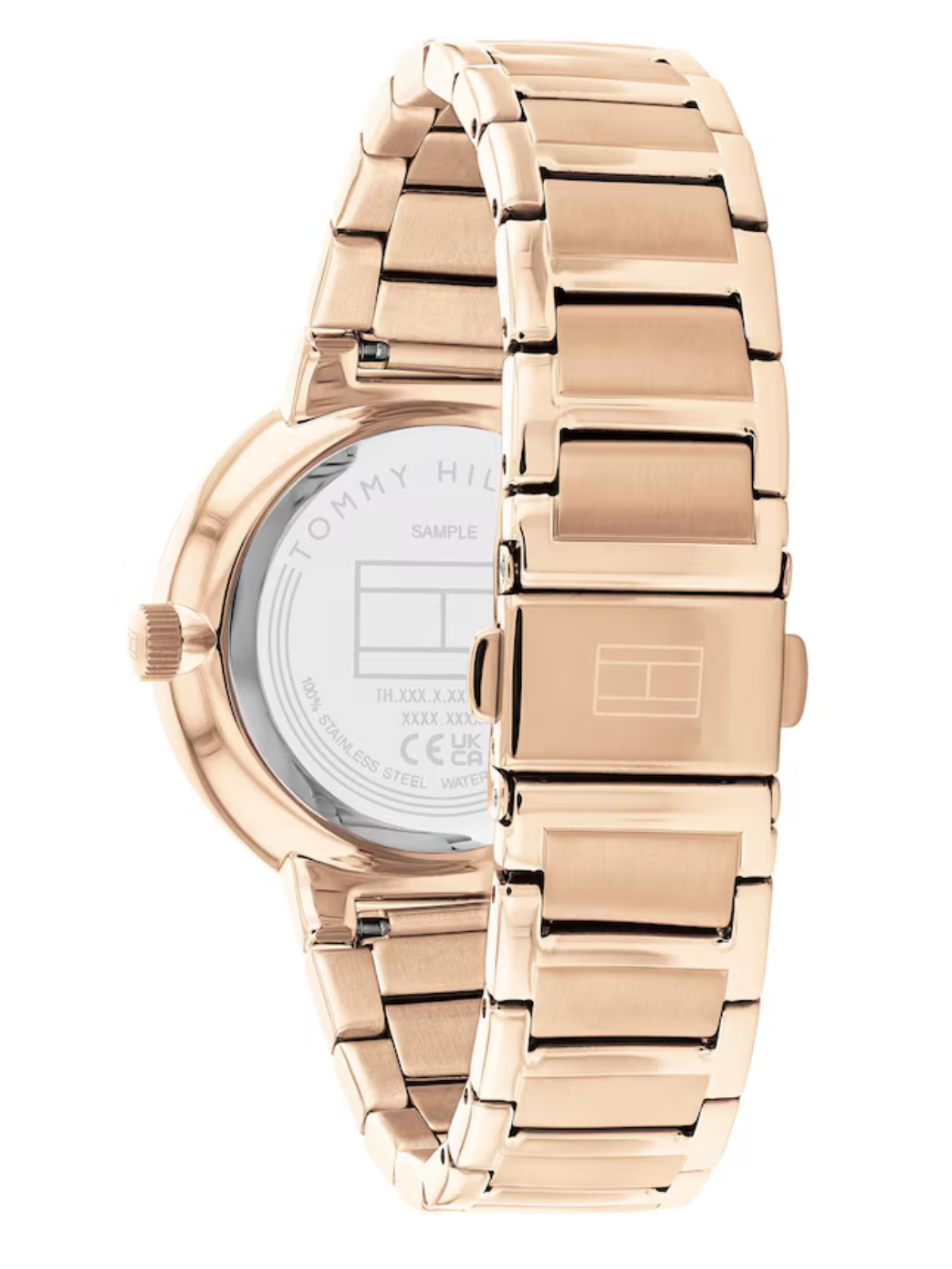 Tommy Hilfiger Ladies' Rose Gold Tone Stainless Steel Bracelet Watch