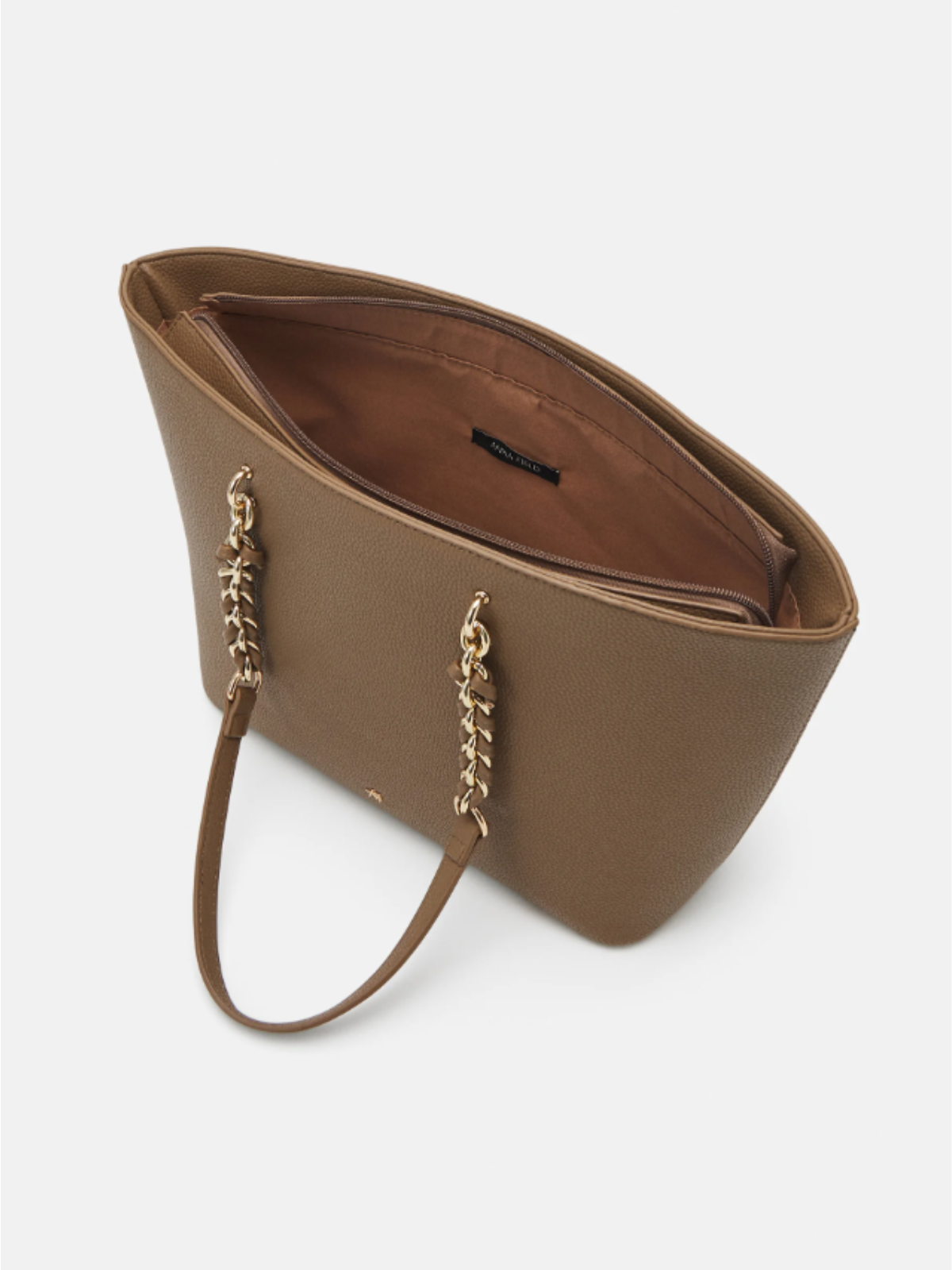 Anna Field Taupe Handbag