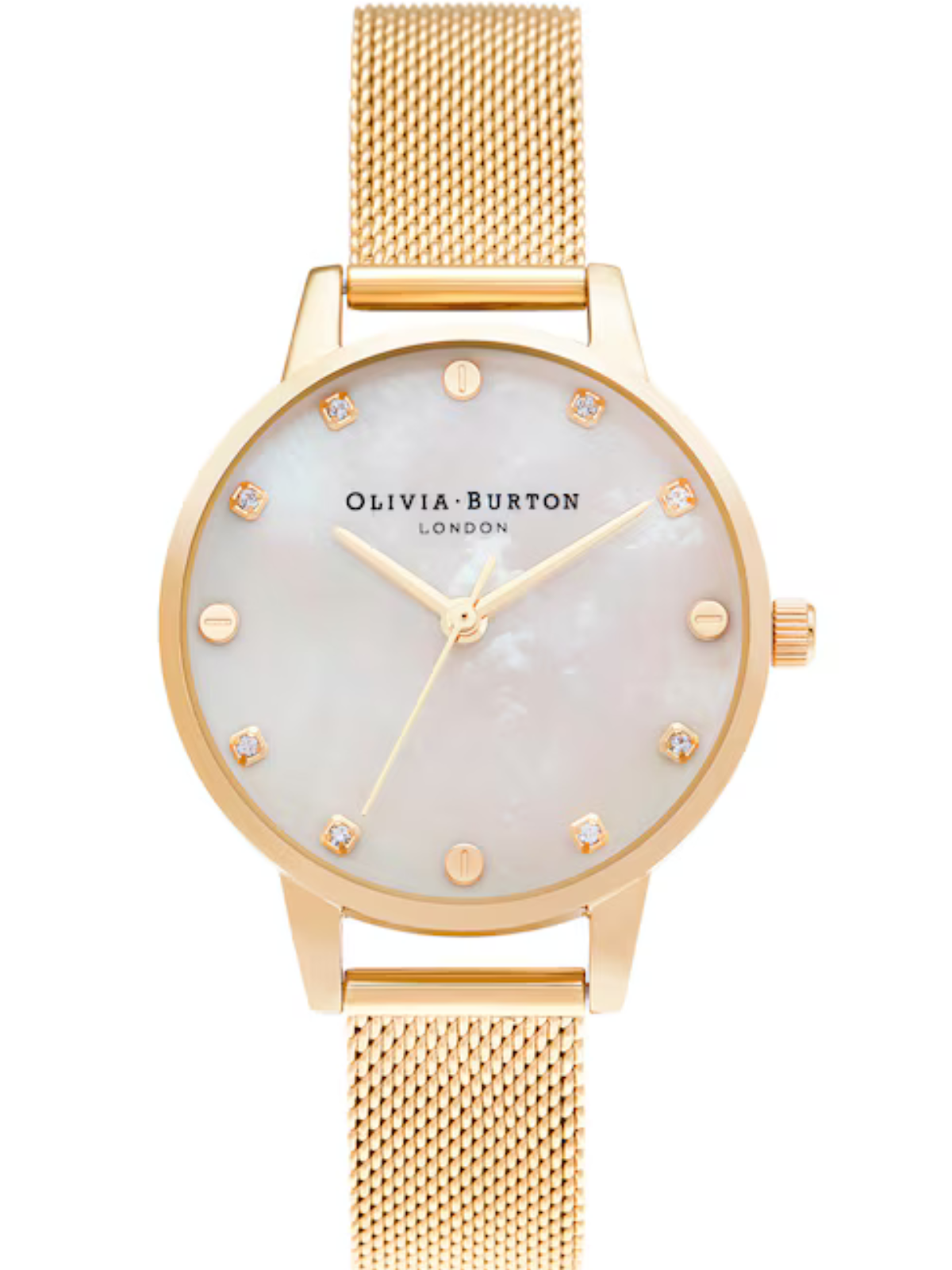 Olivia Burton Classic Ladies' Gold Tone Mesh Bracelet Watch