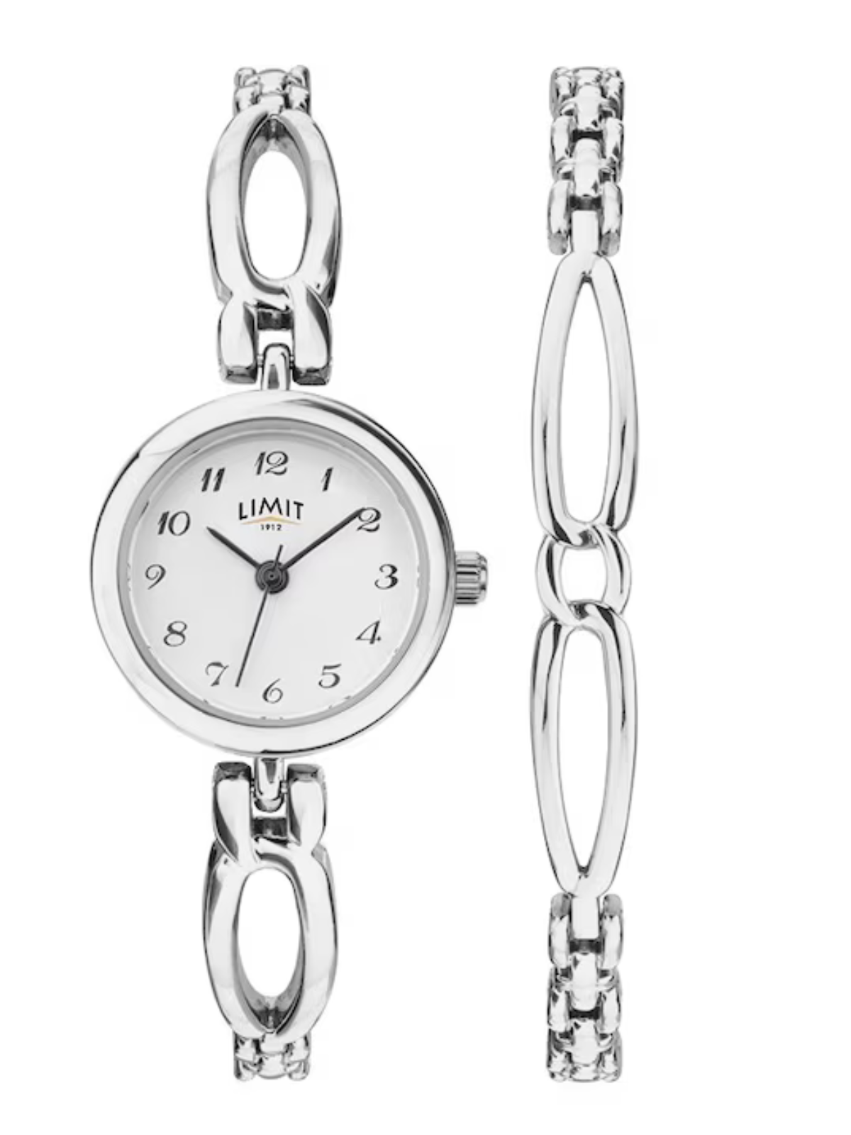 Limit Ladies' Silver Tone Bracelet And Watch Gift Set – London Lush