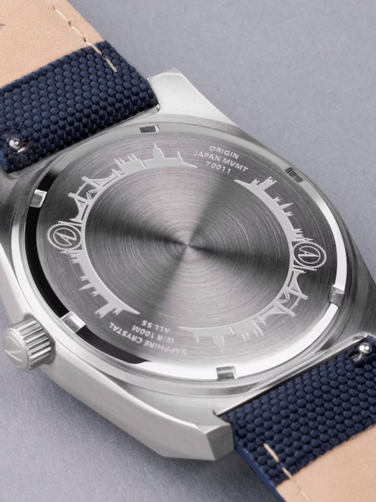 ACCURIST Origin Blue Canvas Strap 41mm Watch