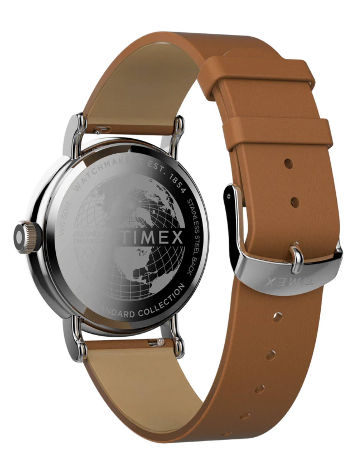 Timex Standard Sub-Second 40mm Apple Skin Leather Strap Watch