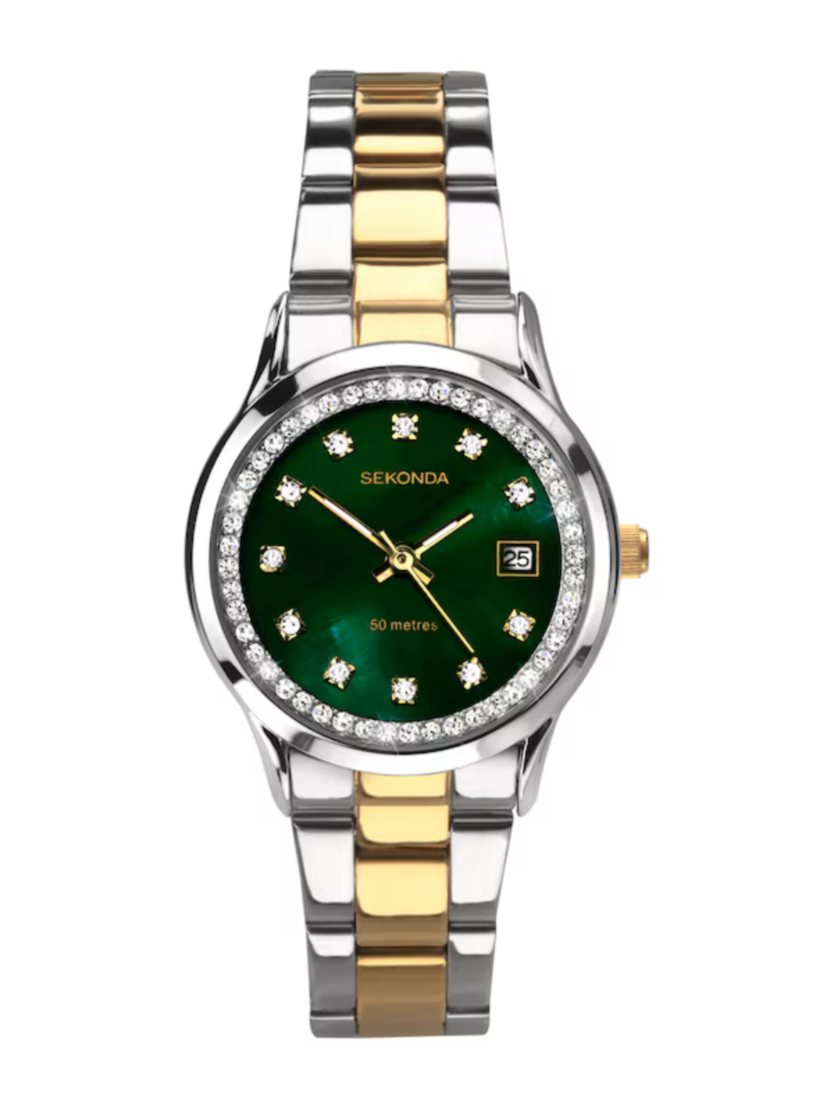 Sekonda Catherine Ladies' Crystal Two Tone Bracelet Watch