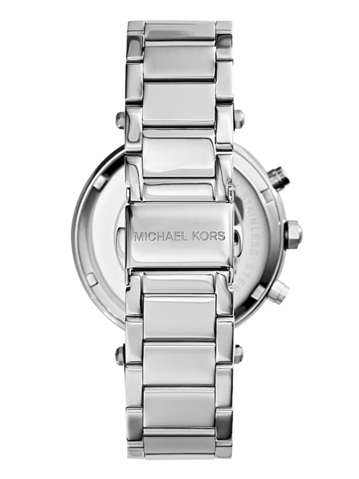 Michael Kors Parker Ladies' White Dial Stainless Steel Bracelet Watch