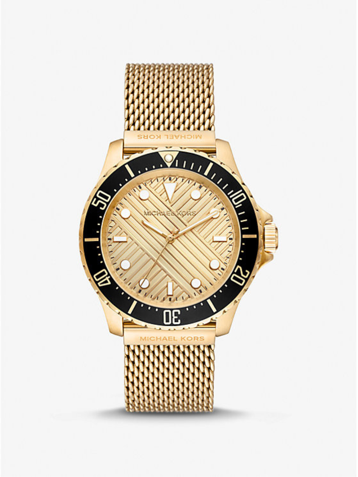 MICHAEL KORS Oversized Slim Everest Gold-Tone Mesh Watch