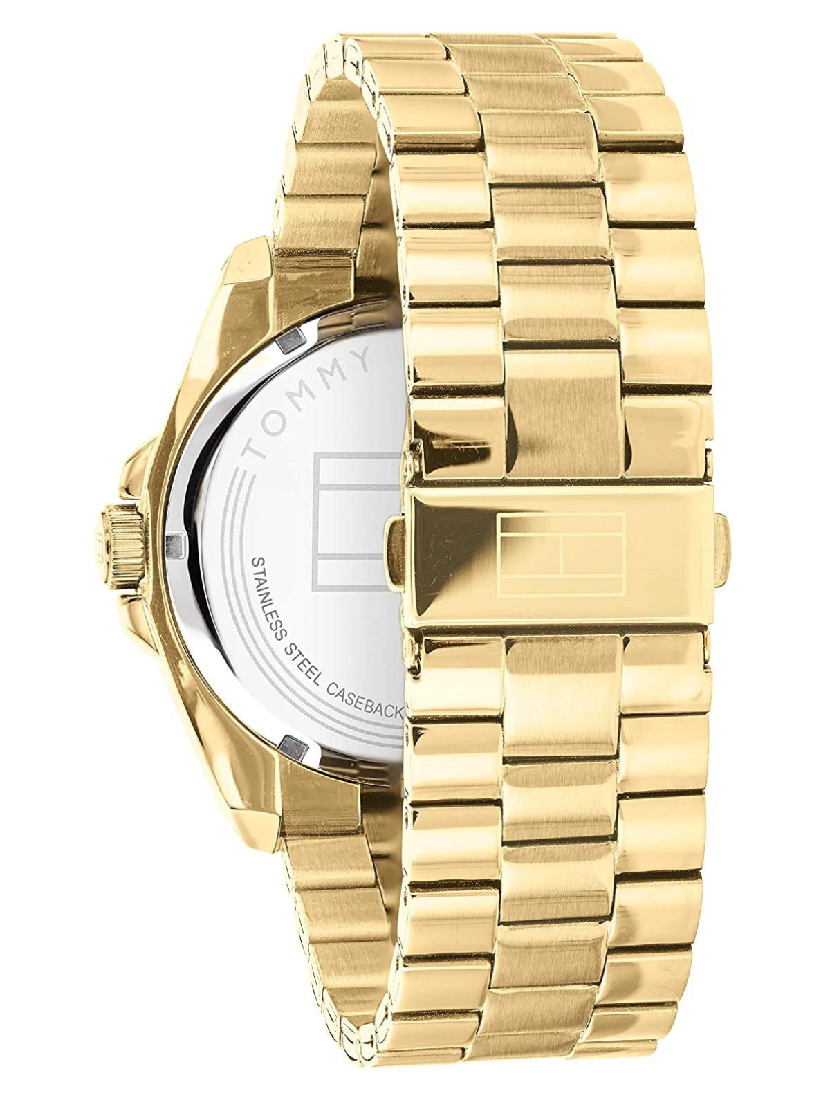 TOMMY HILFIGER 44mm Mens Watch Gold