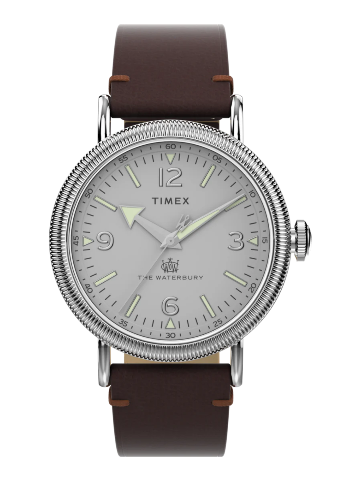 Timex Waterbury Standard Coin Edge 40mm Leather Strap Watch