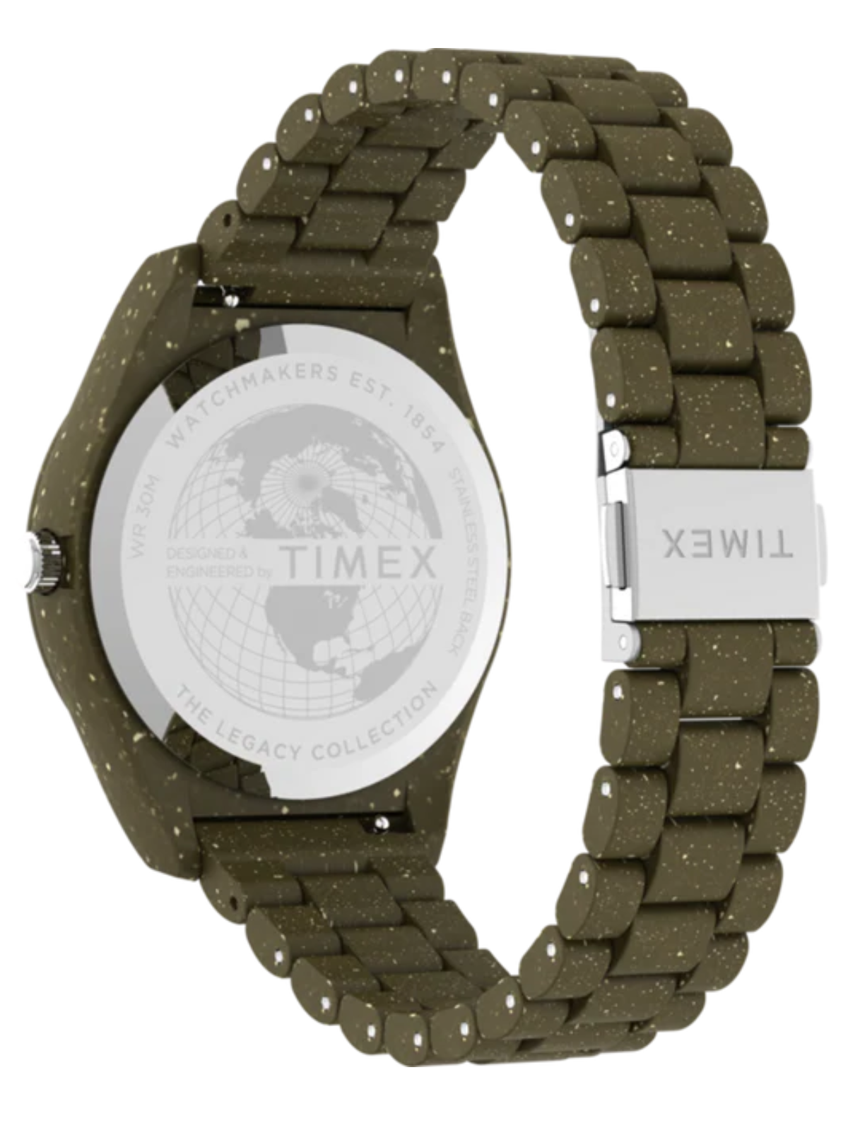 Timex Legacy Ocean 42mm Recycled Plastic Bracelet Watch