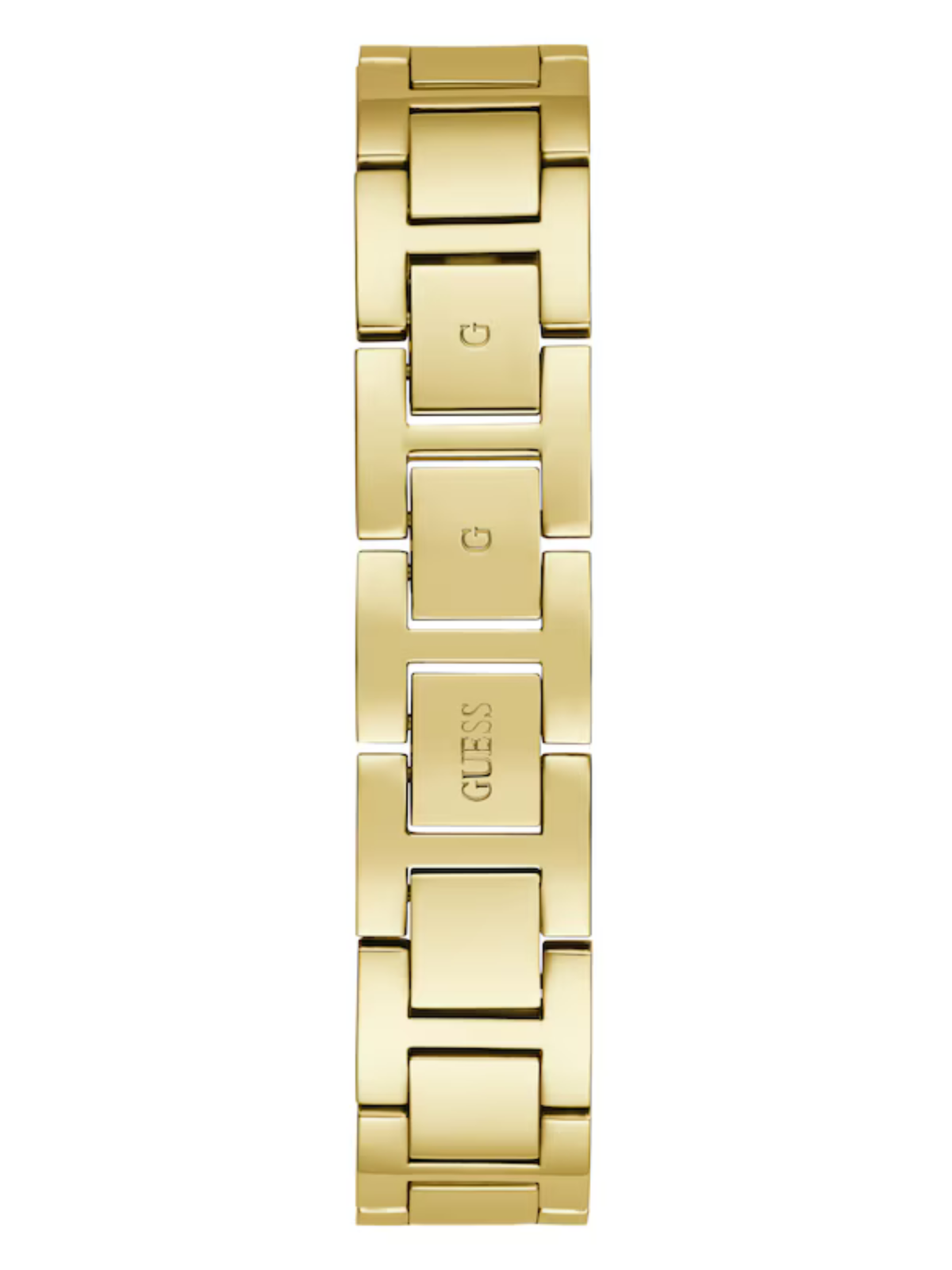 Guess Fame Ladies' Triangle Crystal Dial Gold Tone Stainless Steel Watch