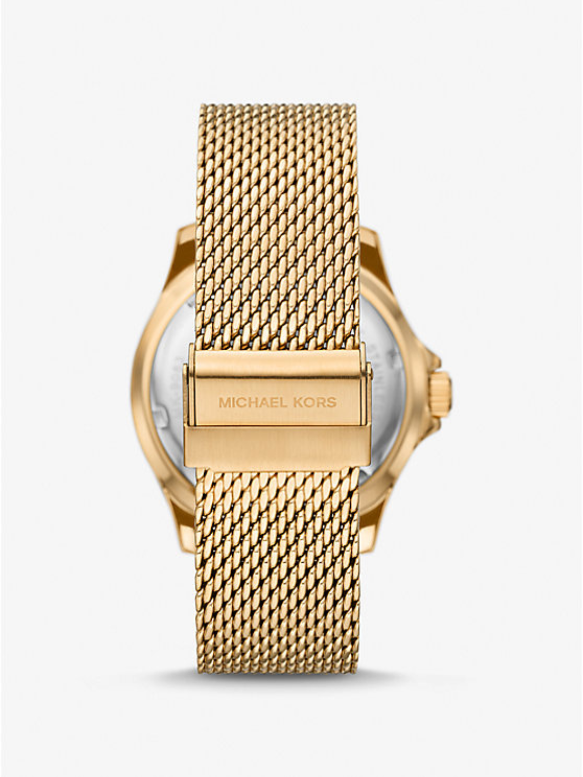 MICHAEL KORS Oversized Slim Everest Gold-Tone Mesh Watch
