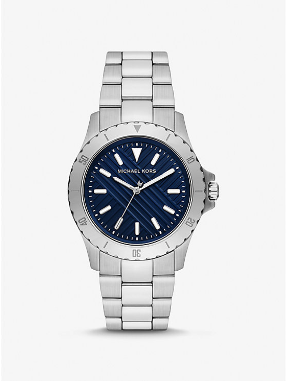 Michael kors silver tone watch best sale