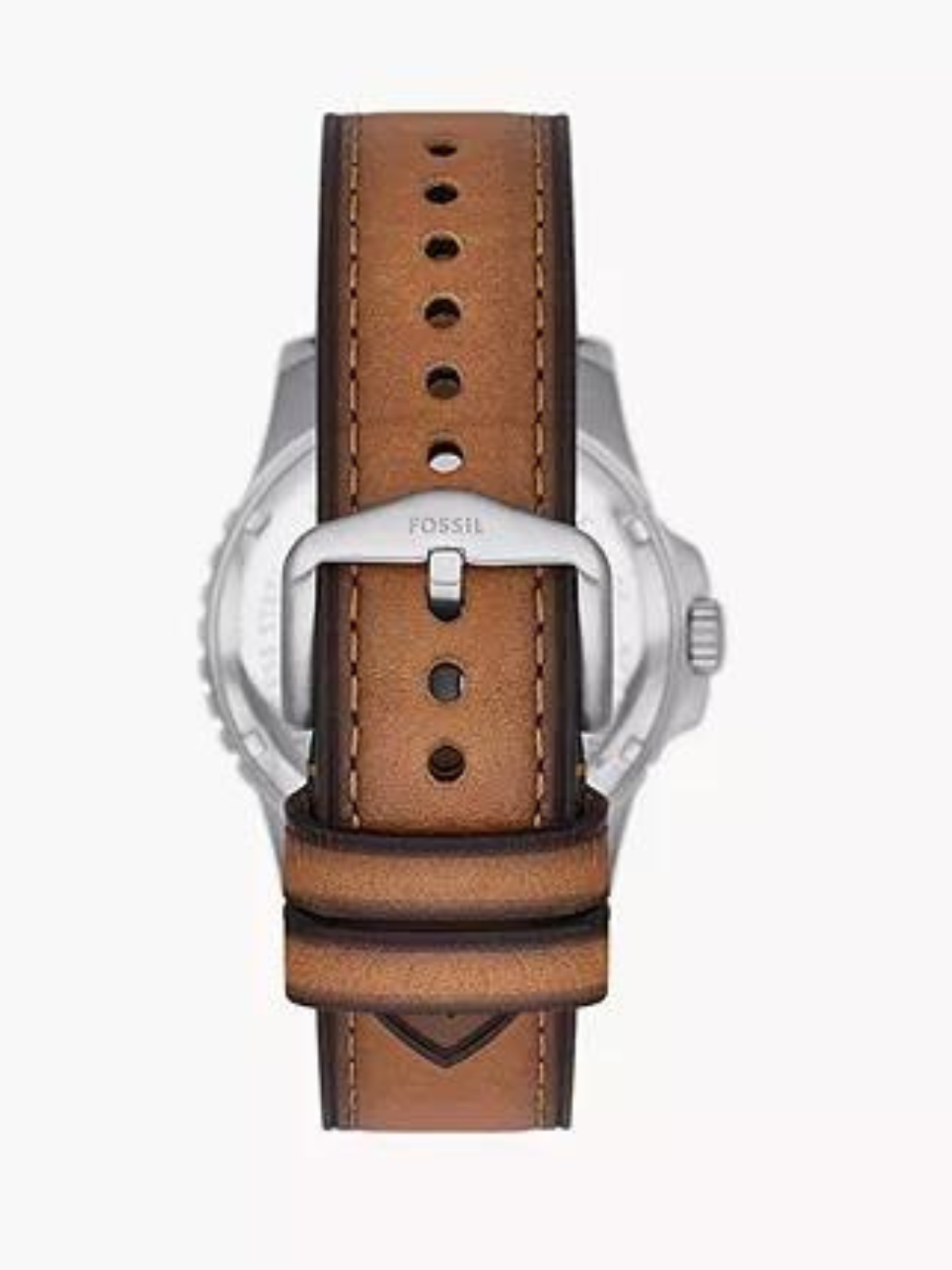 Fossil Blue Dive Green Three-Hand Date Tan LiteHide Leather Watch